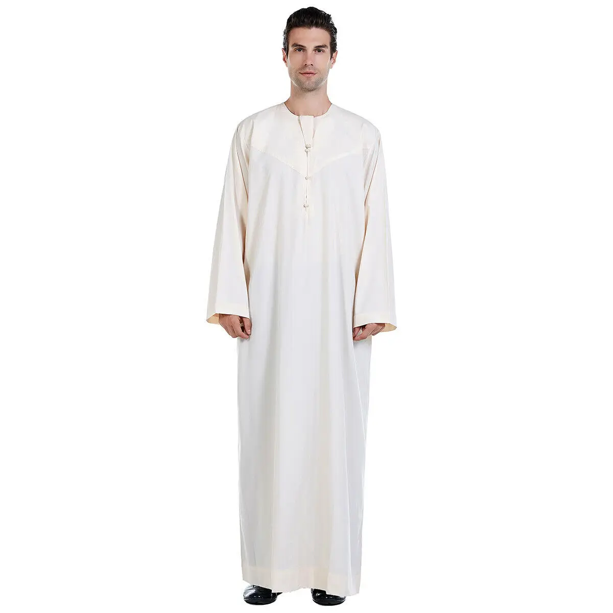 

Мусульманский халат для мужчин, Jubba Thobe, Саудовская Аравия, кафтан, мусульманская абайя, свободная Турецкая, мусульманская одежда, платье, ИД Рамадан, Арабский Кафтан