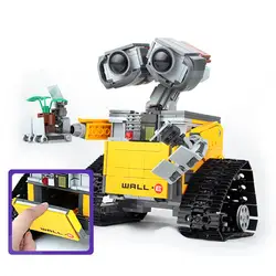 Дети Любовь 687 шт. идея робот стена е 21303 модель строительные блоки комплект игрушки для детей Образование Подарочные кубики игрушка