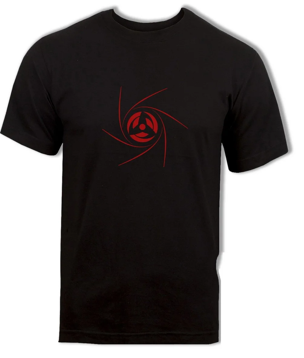 Футболка с Наруто Obito Uchiha Sharingan Tee Itachi Madara Sasuke топ аниме популярная футболка |