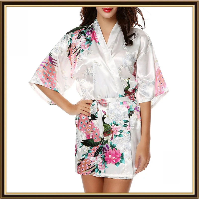 Sexy Comtumes Woman Summer Dress Japanese Yukata Bathing Robe Japanese Style Kimono Party Nightgown Pajamas Spa Massage Gown
