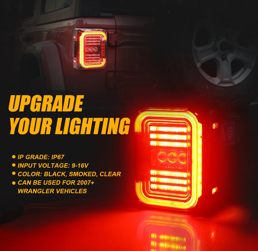 12v Led Rear Tail Lights Stop Signal For Cars Truck  Car Rear Lamps Led Lights T