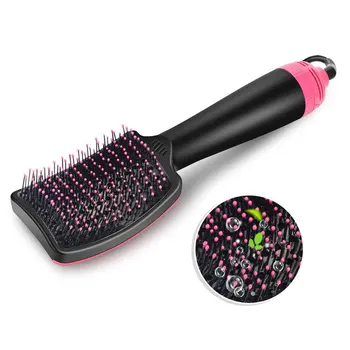 

Anion Hot Air Comb ABS Heating Wire Plug In Lightweight Design Wet And Dry Dual-Use Vibration Massage Function
