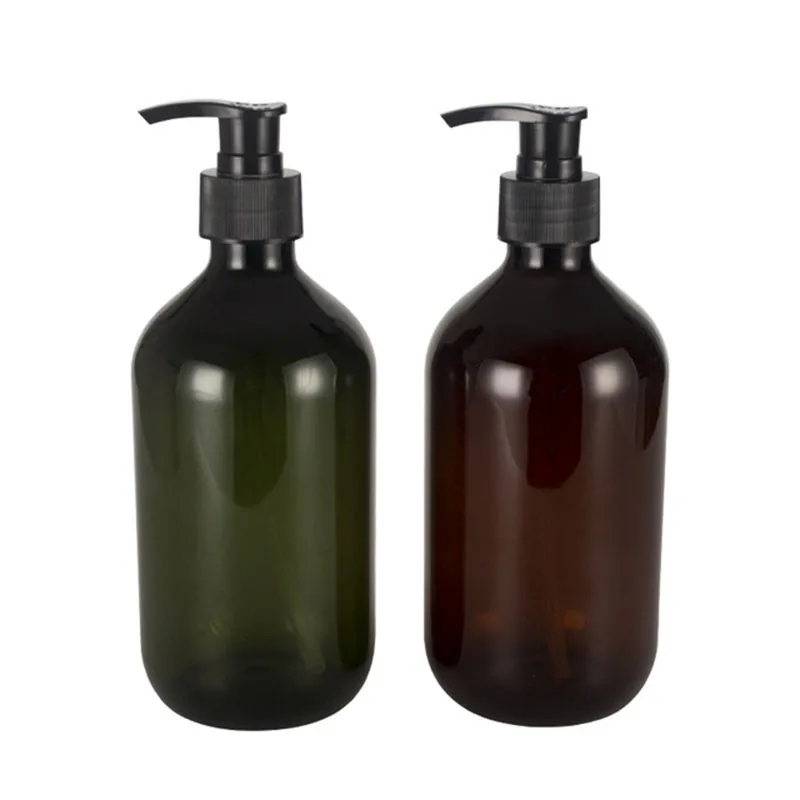 500ML Refillable Empty Shampoo Bottle Bathroom Liquid Soap Foam Dispenser