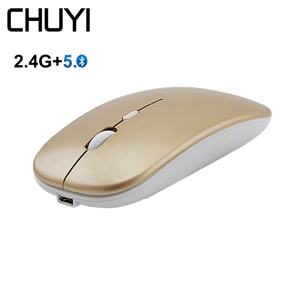 PROD 4000585711308 Bluetooth 5.0 Wireless Mouse Rechargeable Ultra-Thin
Silent Computer Mause Optical 1600 DPI Portable Mice For Xiaomi PC
Laptop