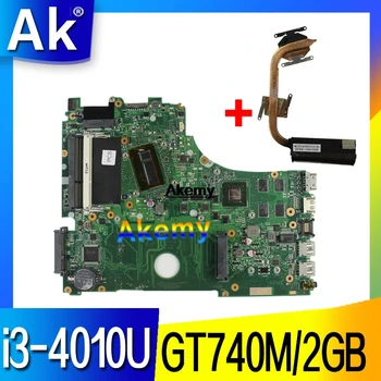 

For Asus X750JN X750JB X750J A750J K750J laptop Motherboard Mianboard i3-4010U CPU GT740M/2GB free Heatsink