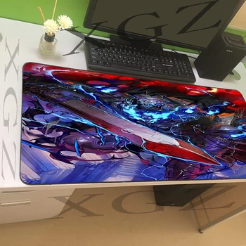 

XGZ Anime Cool Game Custom Large Mouse Pad Black lock-edge Computer Keyboard Desk Speed Rubber Slip 900x400 / 900x300 Xxl