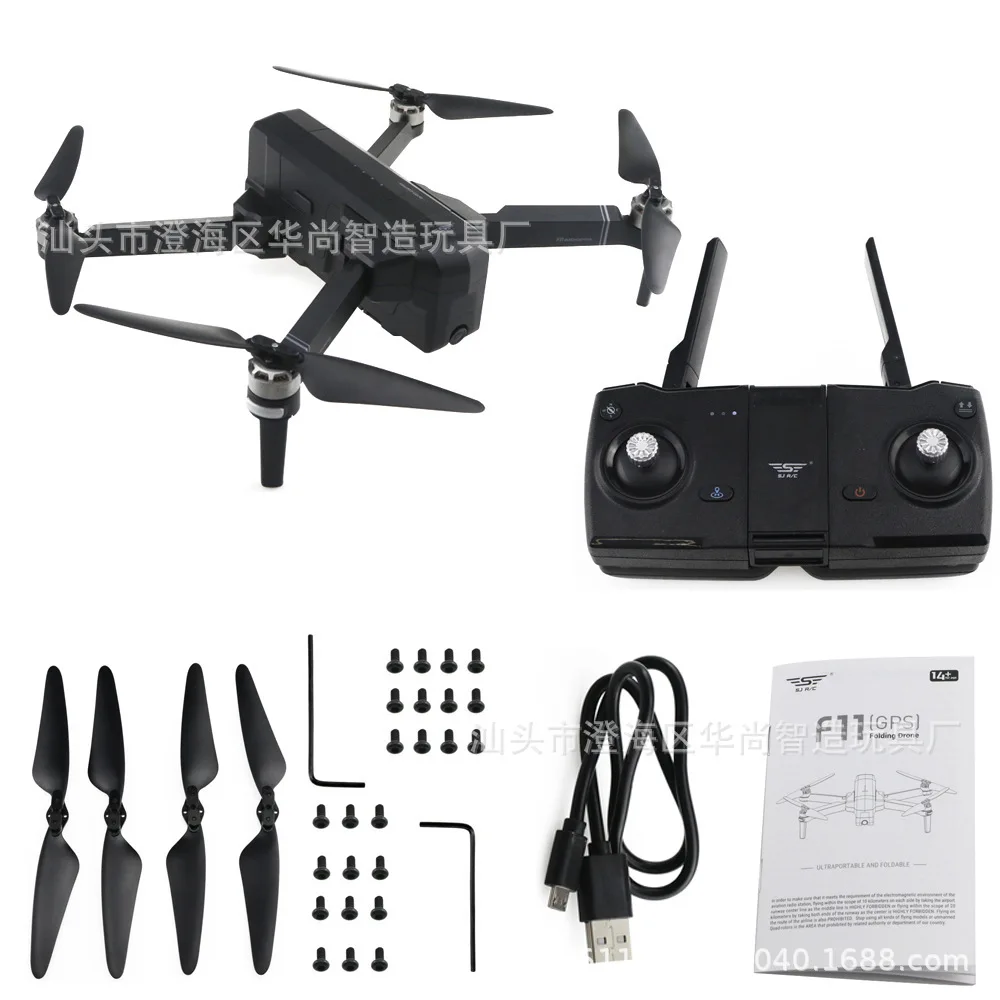 

F11 RPO Unmanned Aerial Vehicle SJRC Brushless Four-axis GPS Positioning 2k a Key Return Profession Model Airplane