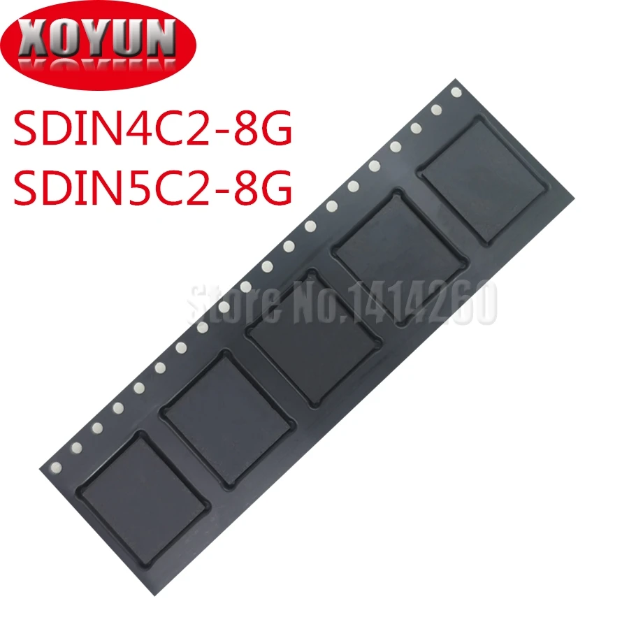 

SDIN4C2-8G SDIN5C2-8G BGA