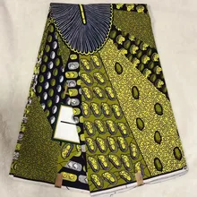 Mitex Печать Ткани Хлопчатобумажные для изготовления платьев юбки/африканские ткани Kitenge ткани африканская Pagne DF-396