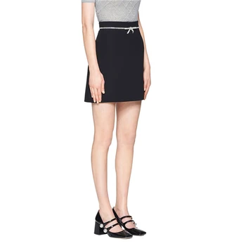 

Women Fashion Party Cocktail Elegant Diamonds Bow Office Ladies Summer Skirt Women Elegant Sheath Pencil Mini Skirt