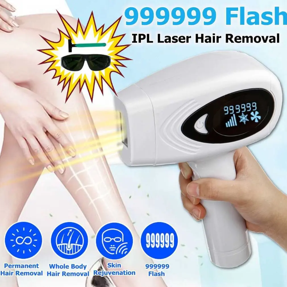 Многофункциональный бытовой Ipl лазерный прибор для удаления волос, ЖК-эпилятор, личные части тела, устройство для удаления волос, бритва
