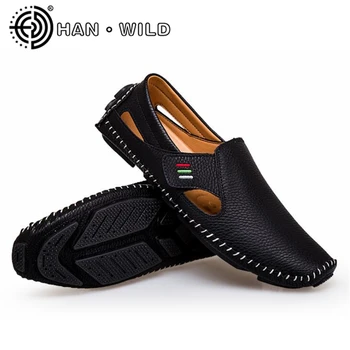 

Summer Fashion Soft Moccasins Men Loafers Spring Men Flats Gommino Driving Shoes Male Light Breathable Slip on Boat Shoes