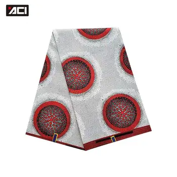 

ACI Guaranteed Real Wax Prints Fabric African Ankara 6 Yards/Piece New Fashion Veritable Real Wax Block Prints Fabric For Sewing