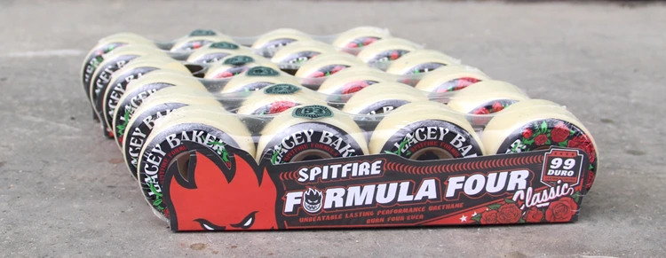 Original Spitfire F4 Wheels Professional Action Skateboard  Wheel With High Hardness And Elasticity101DU53MM 4pcs/Set