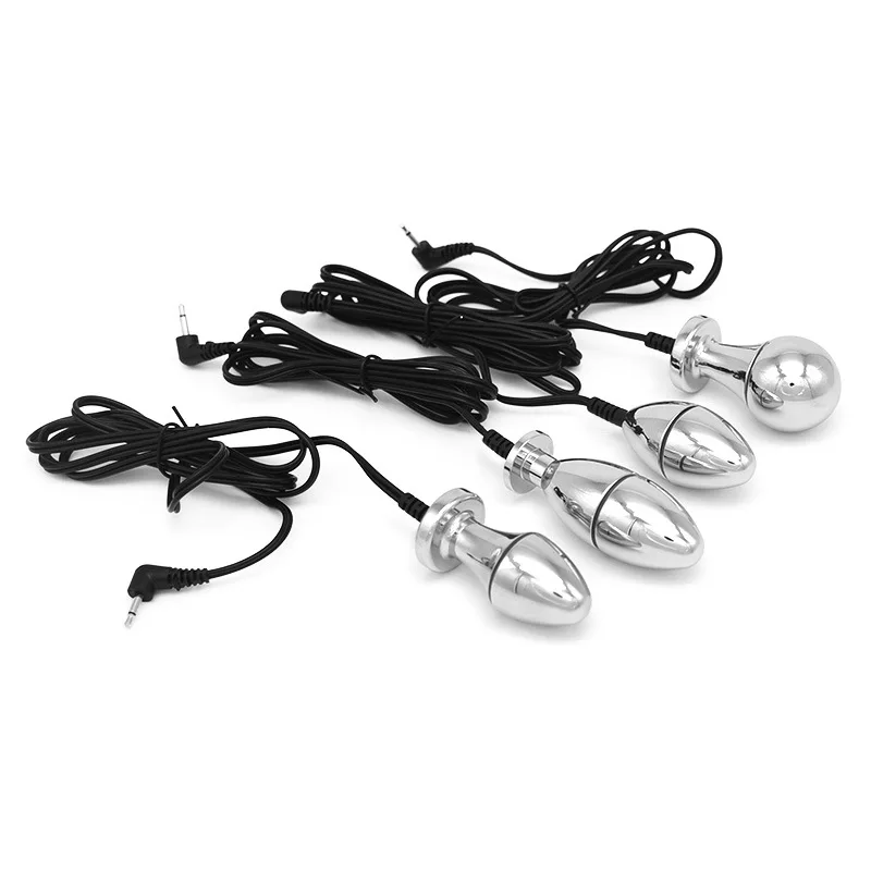 Electric Sex Toys Electro Stimulation ANAL VIBRATOR Butt Plug