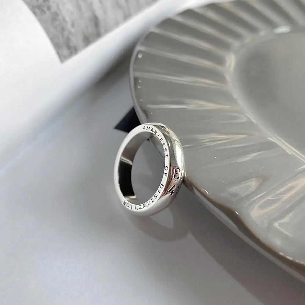 

1 шт., линейка из серебра 1314 пробы с выгравированными буквами