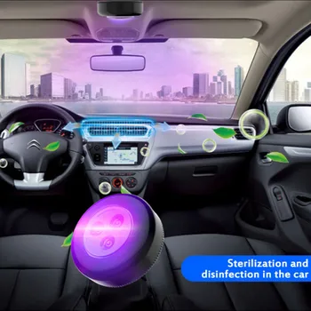

Car Home Portable UV Light Sterilizer UVC Lamp Sanitizer 3M Sticker Ultraviolet Lamp Bactericidal Disinfection Germicidal Lamp