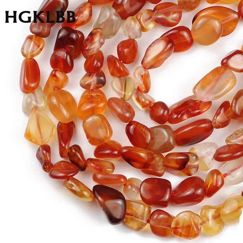 Бусины из натурального красного гравия HGKLBB нестандартные бусины для