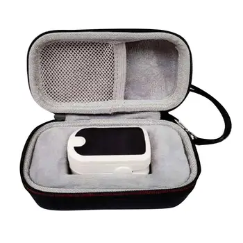 

Fingertip Pulse Oximeter Storage Box Hard EVA Durable Blood Oxygen Saturation Monitor Carry Pouch Case Protective Bag Organizer