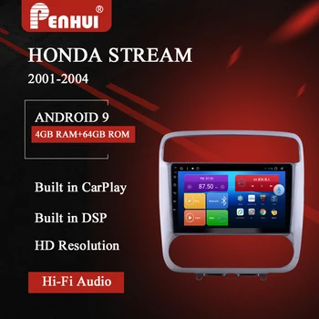 

Android Car DVD For Honda Stream ( 2001-2004) Car Radio Multimedia Video Player Navigation GPS Android 10.0 Double DIn