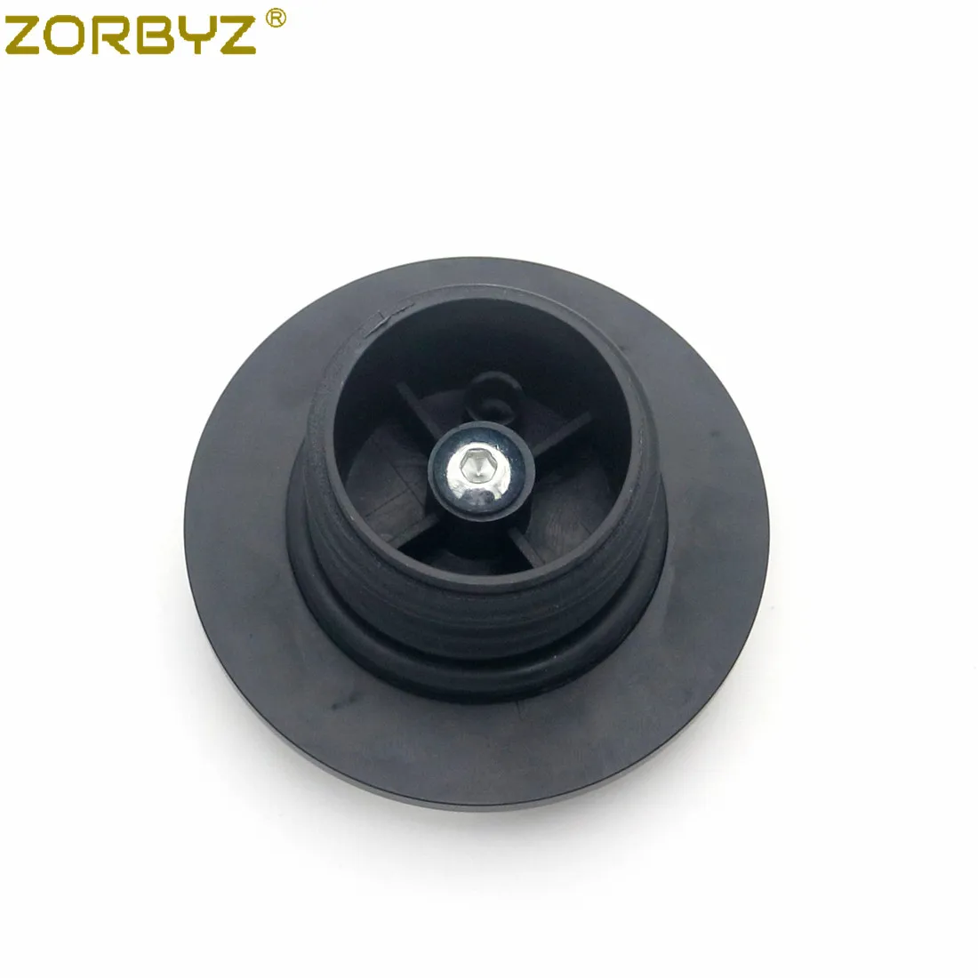 ZORBYZ мотоцикл черный/хром CNC кромка резки вентилируемый газовый бак крышка топливная Крышка для Harley Sportster XL 883 Dyna Touring