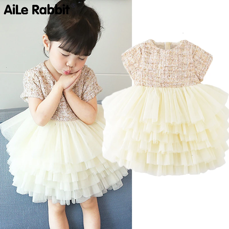 2019 Girls Fashion Dress Little Princess Flower Girl Tutu Classic Elegant Ladies Style For Baby Clothes Children's Wear | Детская