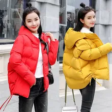 Parkas Winter Puffer Jacket Women's Coats Parka Fashion Hooded Coat Bread Thick Warm Cotton Padded Jackets Female Outwear 2022
