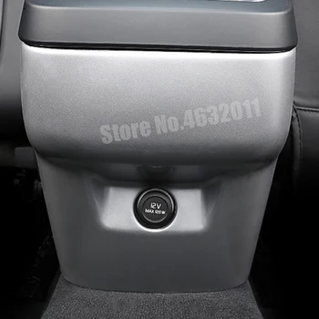 

For Volvo XC60 2018 2019 ABS Matte/Carbon Fibre car Rear back row guard kicking frame Cover Trim car styling accessories 1pcs