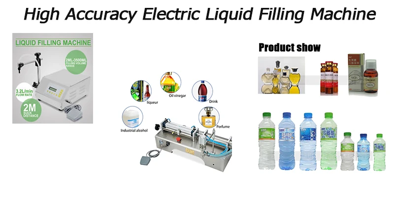 GFK-160 Digital Control Pump Drink Water Liquid Filling Machine bottle filling machine electric filler machine 5-3500ml - Famidy.com
