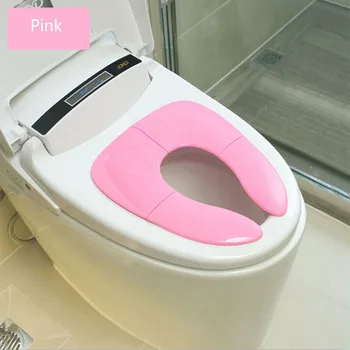 

Cartoon Kids Baby Potty Training Toilet Seat Portable Travel Folding Plastic Toilet Seat Kids Children Comfortable Chair Pad Mat