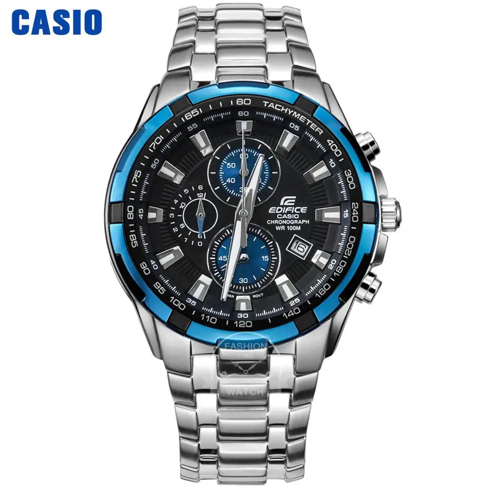 Часы Casio Edifice часы мужские лучший бренд класса люкс кварцевые часы водонепроницаемые световой хронограф мужские часы F1 гоночный элемент спортивные военные часы relogio masculino reloj hombre erkek kol saati ef539