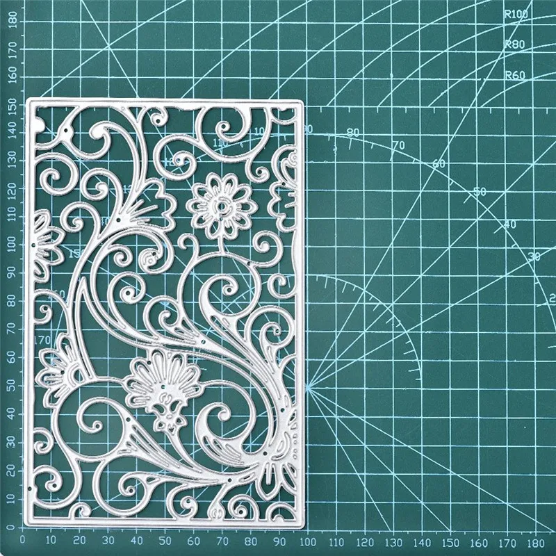 InLoveArts Цветочные рамки штампы фон металлические Вырубные штампы новые для изготовления открыток Скрапбукинг вырубки Декор трафарет ремесло штампы