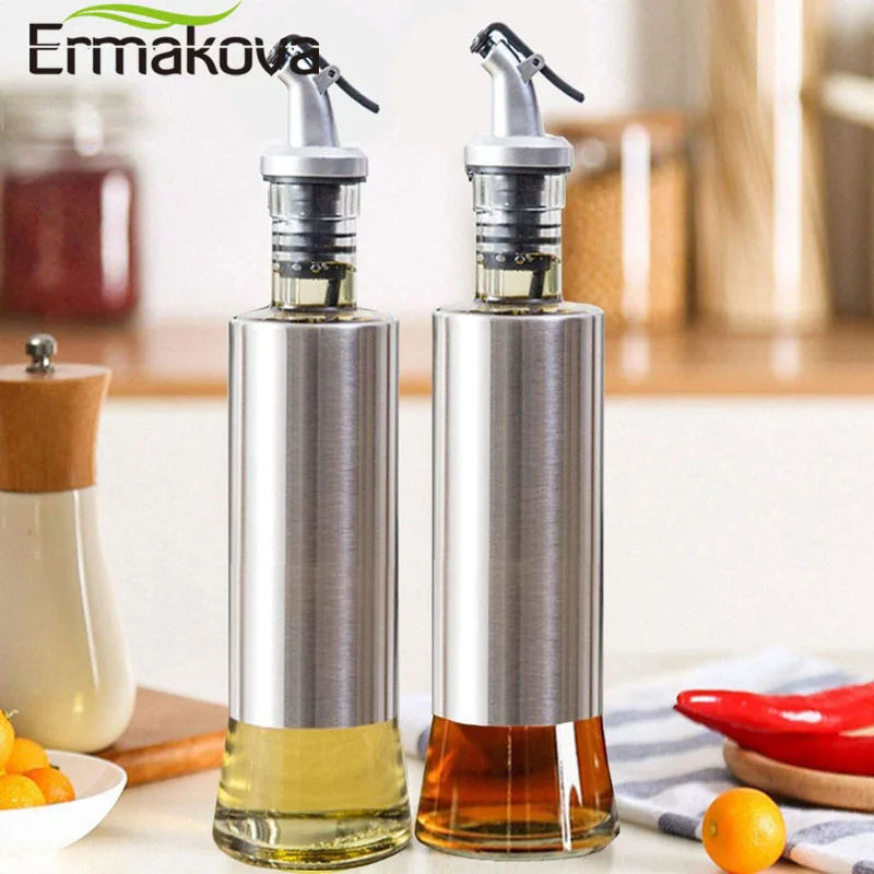 ERMAKOVA оливковое масло опрыскиватель многоразового масла и уксуса бутылки для