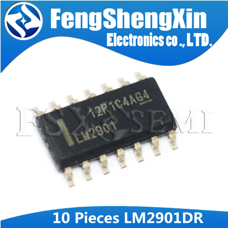 10pcs Original LM2901DR SOIC-14 four-voltage comparator chip