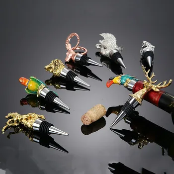 

Creative home wine stopper home sealed wine stopper creative animal wine stopper decorative wine stopper