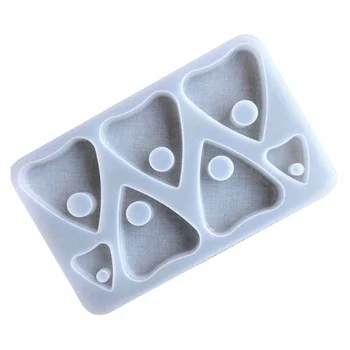 

1pcs Large And Small Heart With Hole Listing Glue Silicone Mold Handmade DIY Keychain Necklace Jewelry Making Tools Crafts