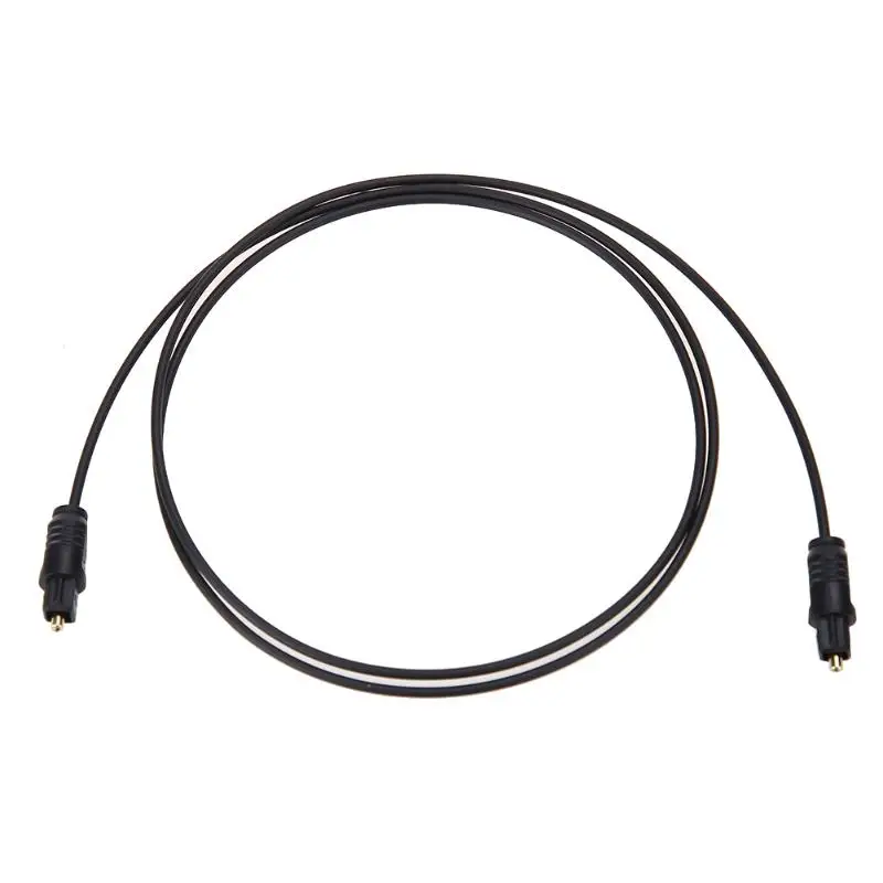 1m SPDIF câble Audio optique numérique Toslink plaqué or séparateur SPDIF DVD câble plaqué or de haute qualité câble optique SPDIF