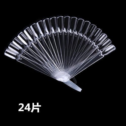 New False Nail Art Polish Gel Tip Practice Card Display Fan Swatch Multiple Pieces Practice Display Tools