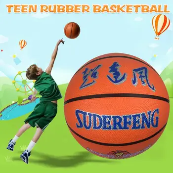 

Basketball Gaming Outdoor Competition Street Training Sports Red Rubber Gym Indoor 24cm