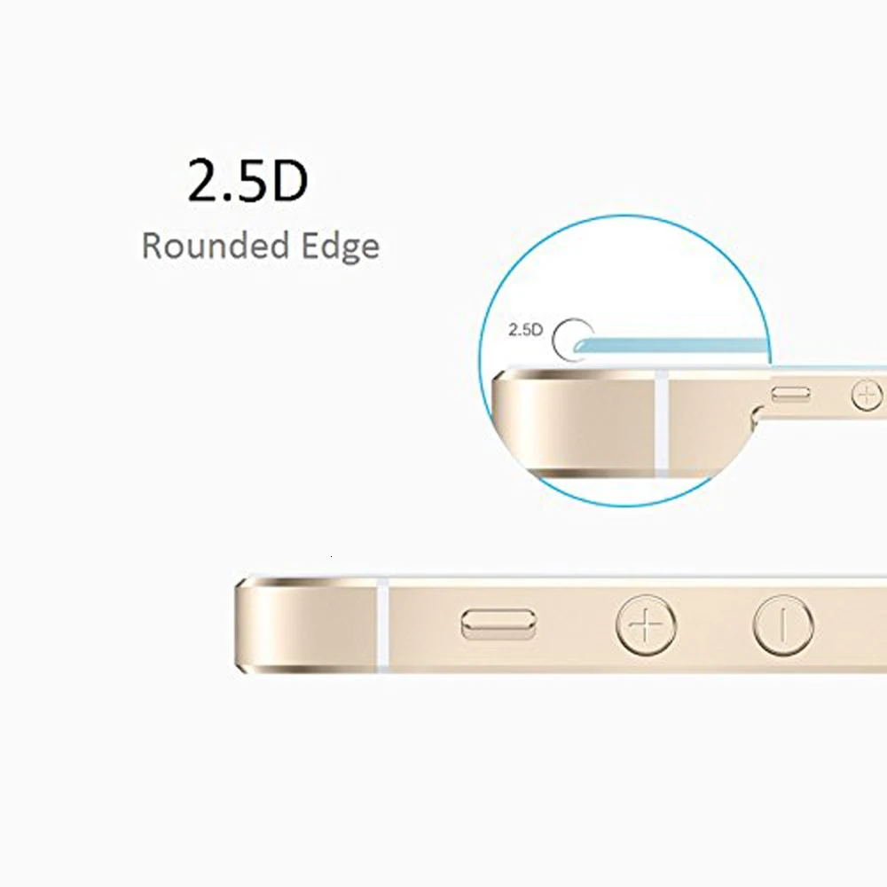 Анти-синий светильник, Защитное стекло для ваших глаз для iPhone SE 0,3 мм 2.5D, закаленное стекло для защиты экрана для iPhone5 5S 5C SE