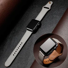 Кожаный ремешок для apple watch band 4 5 44 мм 40 мм iwatch band 42 мм 38 мм Браслет apple watch 4 3 2 1 Аксессуары спортивный ремешок для часов