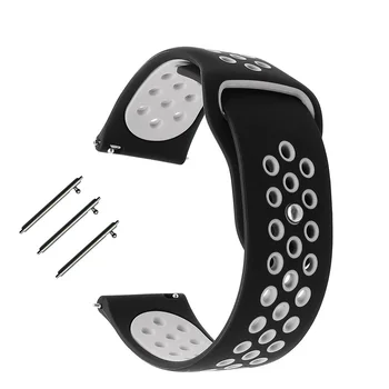 

Quick Release Silicone Rubber Watchband 22mm for Asus ZenWatch 1 2 Men WI500Q WI501Q LG G Watch Urbane Sports Band Wrist Strap