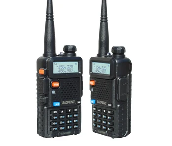 

Baofeng UV-5R Walkie Talkie two way communicator Transceiver 5W VHF UHF Portable pofung UV 5R Hunting CB Ham Radio Station