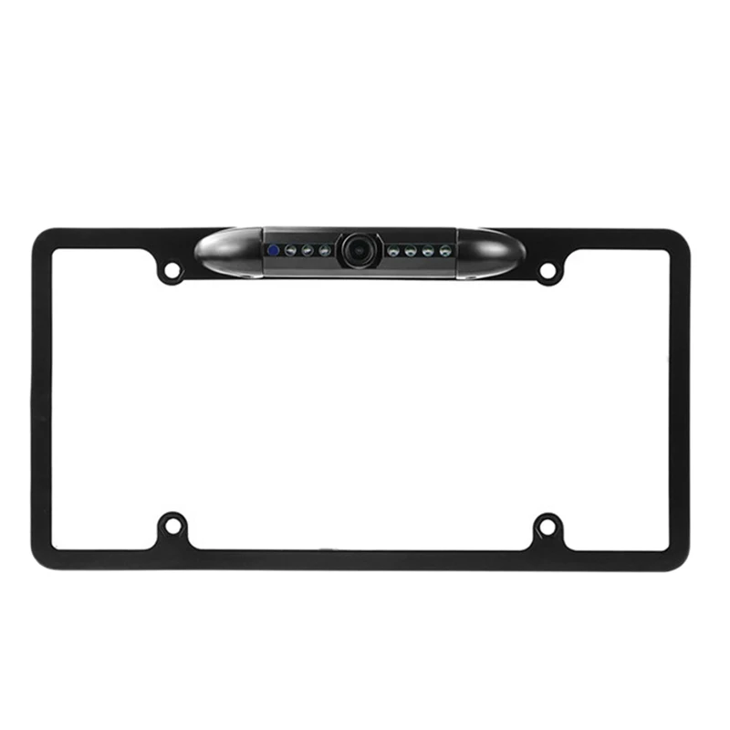 

American Car License Plate Frame Backup Camera Reversing Rear View Camera for Car Rvs 170 Degree Angle with Dynamic Track