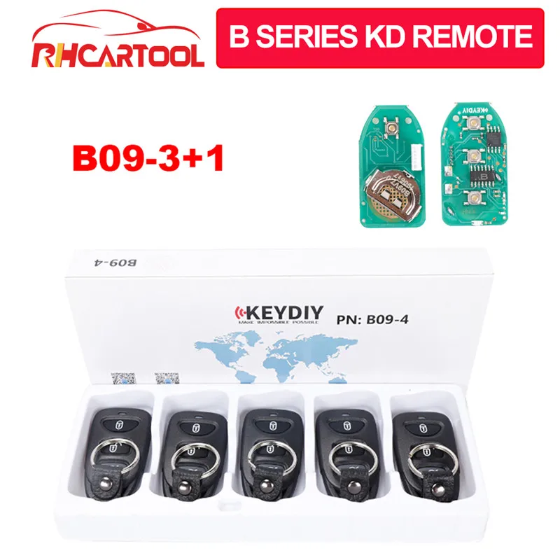 KEYDIY 5 шт./лот B09 3 + 1 4 Универсальная Серия B KD пульт дистанционного управления для Φ