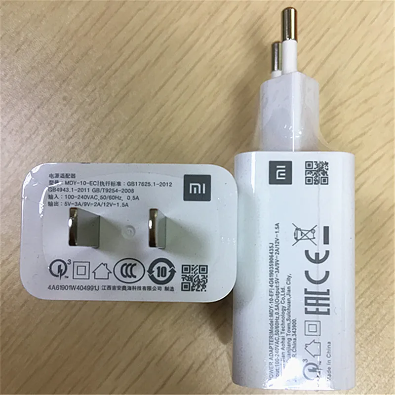 5v 1a usb Original Xiaomi Mi 9 SE USB Fast Wall Charger QC3.0 18W Quick Charge Adapter Type C Cable for Redmi 8 K20Pro Note 7Pro Mi 9t pro Fast charge 18w