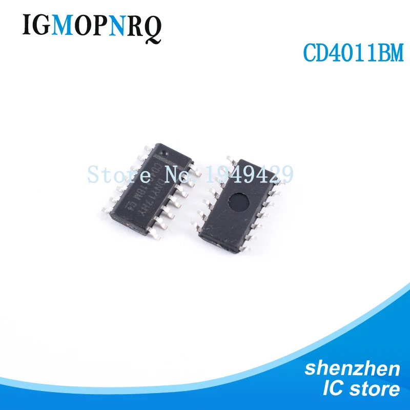 10pcs Cd4011bm96 Sop14 Cd4011bm Cd4011 Logic Gate Quad 2-input New ...