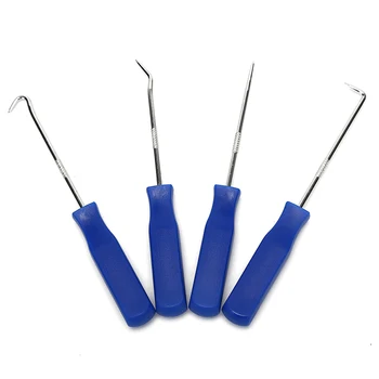 

4Pcs Durable Oil Seal Gasket Puller Remover Craft Hand Tool Plastic Steel Automobile Car Pick & Hook Tools Set O Ring