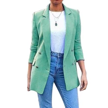 ^^Best Offers 2019 Autumn New Blazer Womens Suit Blazer Office Ladies Turn Down Collar Casual Female Outerwear Long Solid Coats ^^Best Offers 2019 Autumn New Blazer Womens Suit Blazer Office Ladies Turn Down Collar Casual Female Outerwear Long Solid Coats