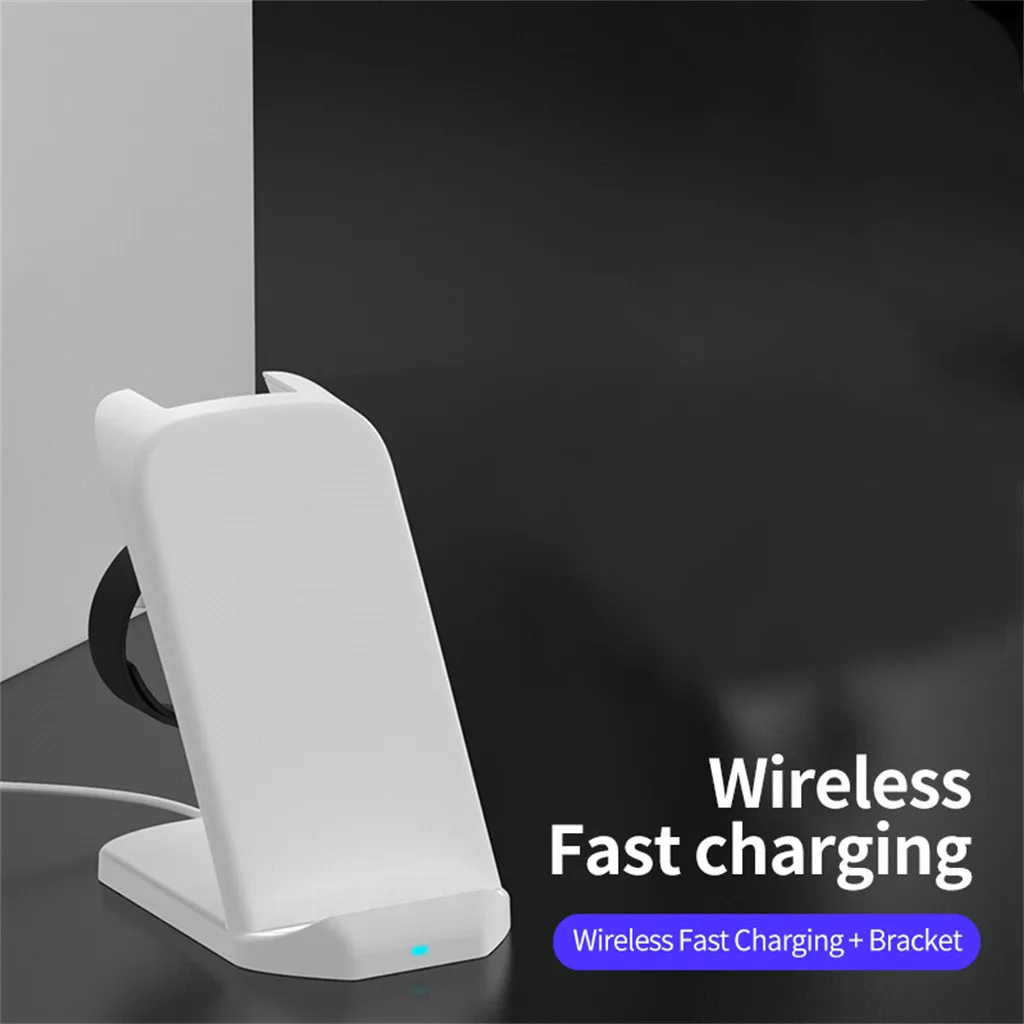 Ouhaobin Беспроводное зарядное устройство для iPhone Быстрое беспроводное 11 Pro Xs Max 2 в 1